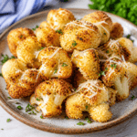 Savory Parmesan Roasted Cauliflower