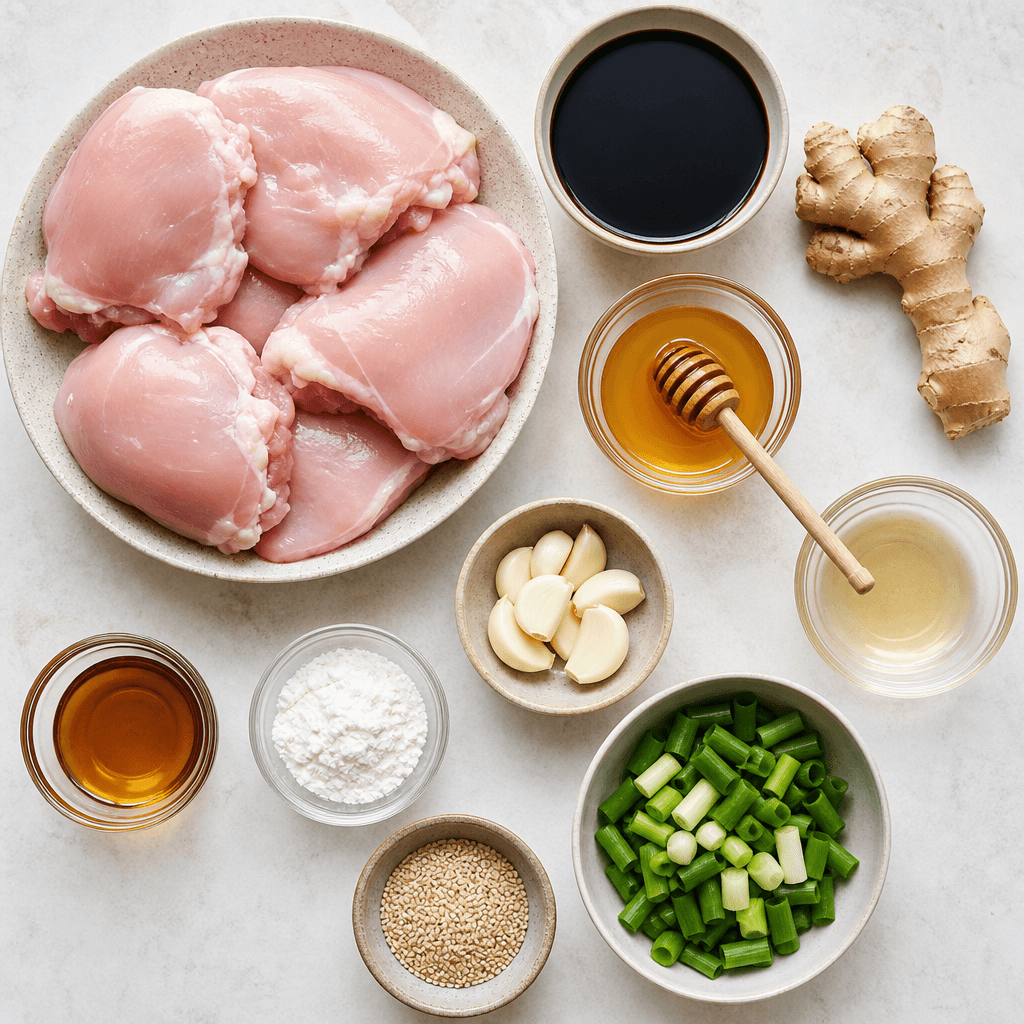 Quick and Flavorful Instant Pot Teriyaki Chicken Recipe ingredients