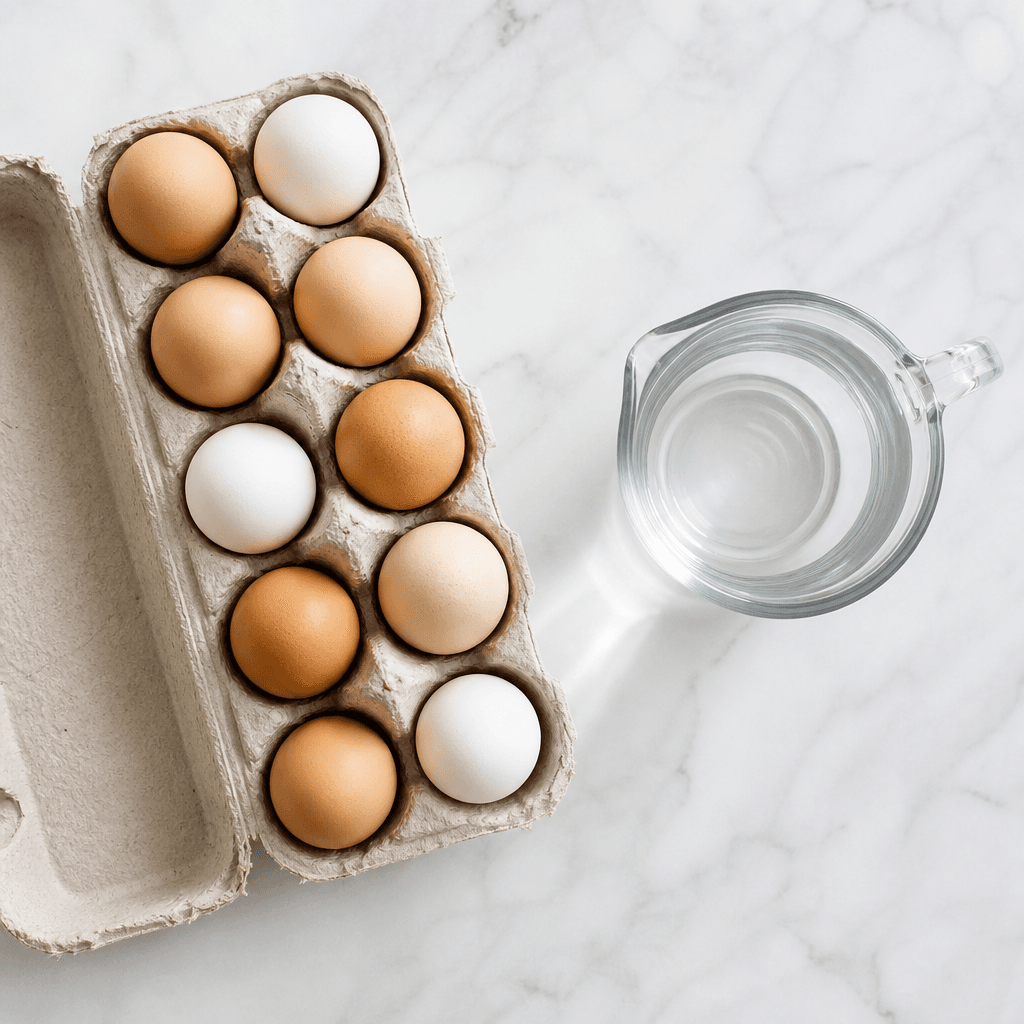 Foolproof Instant Pot Hard Boiled Eggs Recipe ingredients