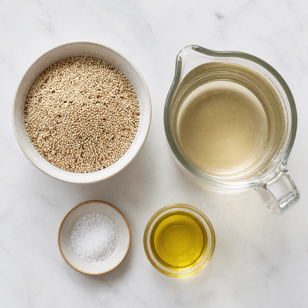 Quick and Easy Instant Pot Quinoa Recipe ingredients