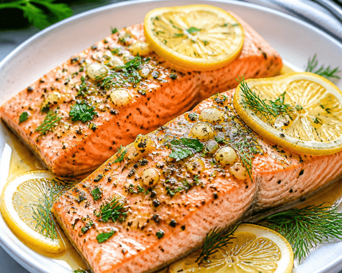 Instant Pot Lemon Garlic Salmon