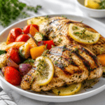 Grilled Lemon Herb Chicken with Roasted Vegetables