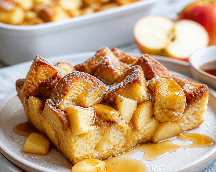 Cozy Apple Cinnamon French Toast Casserole Recipe