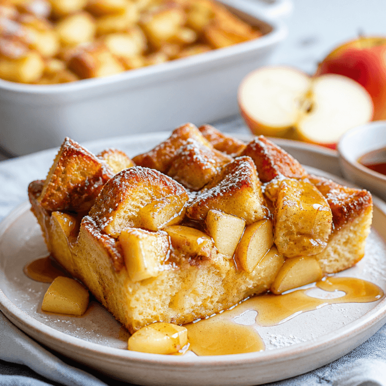 Apple Cinnamon French Toast Casserole (Easy Make-Ahead)