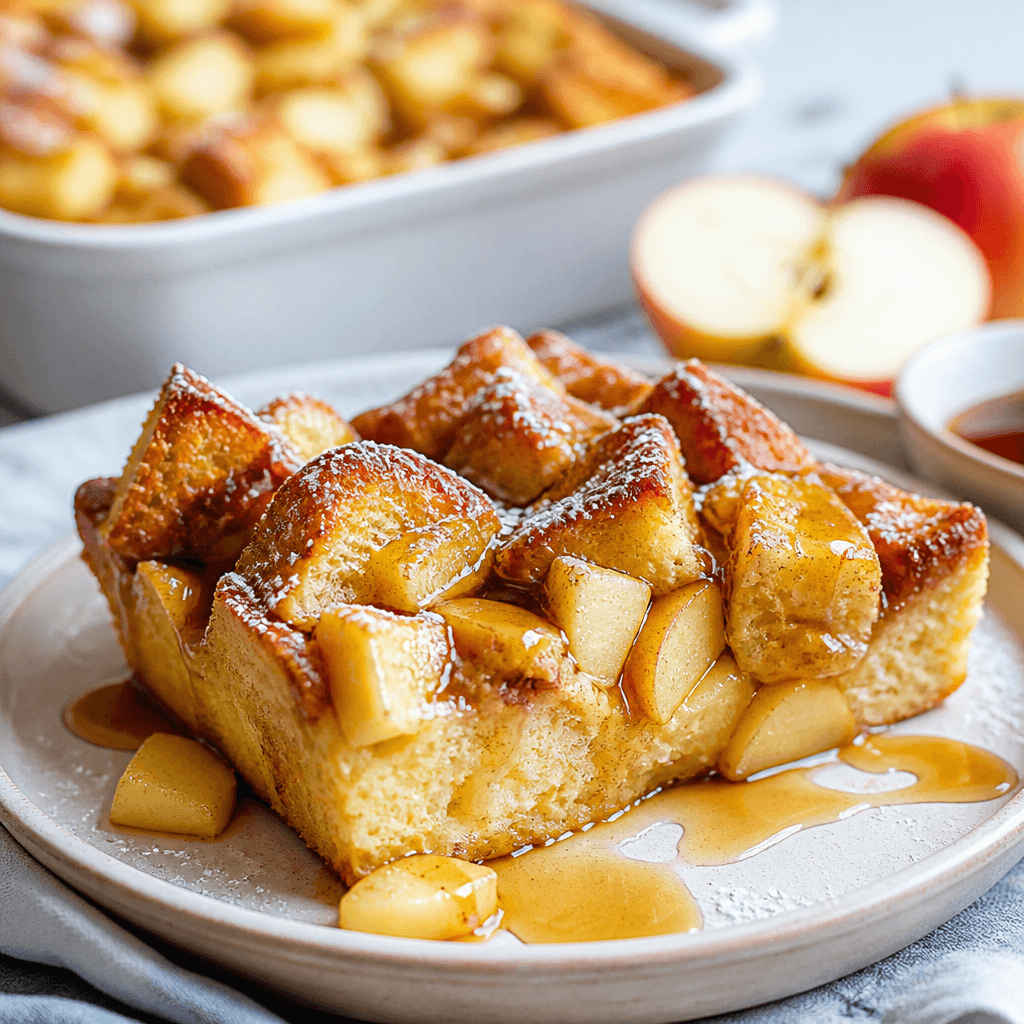 Cozy Apple Cinnamon French Toast Casserole Recipe
