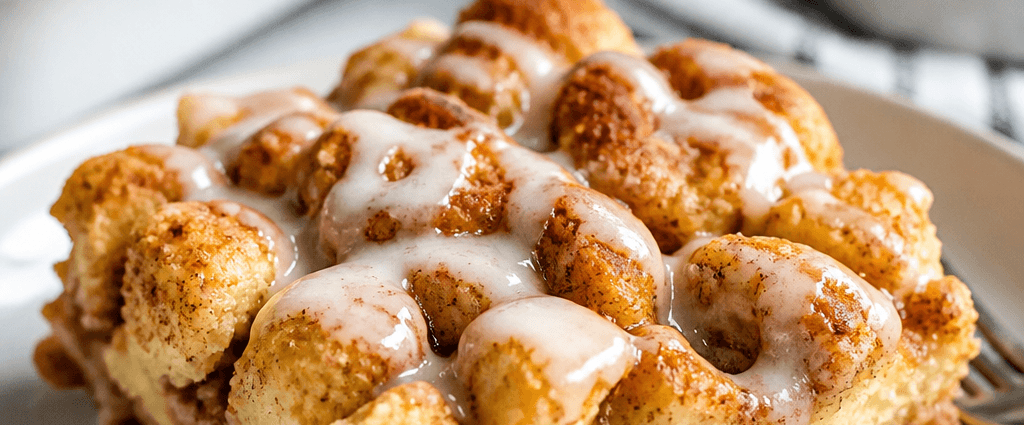 Cozy Crockpot Cinnamon Roll Casserole Recipe