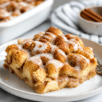 Cozy Crockpot Cinnamon Roll Casserole Recipe