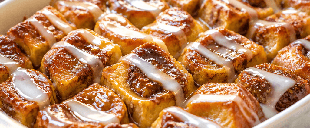 Cinnamon Roll French Toast Bake