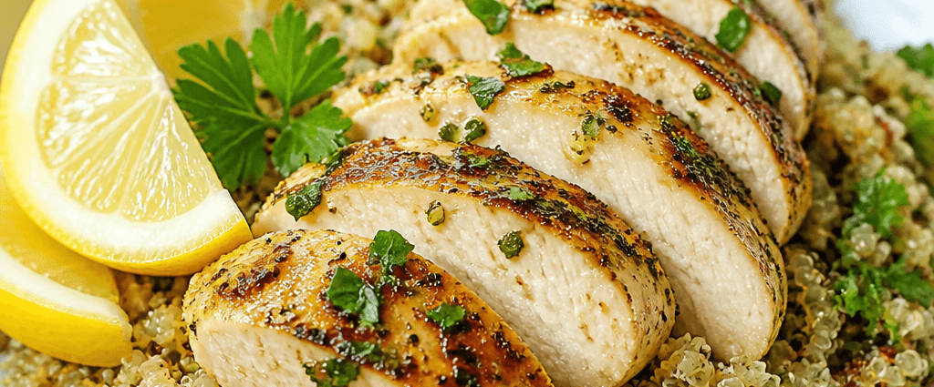 Lemon Herb Chicken with Quinoa