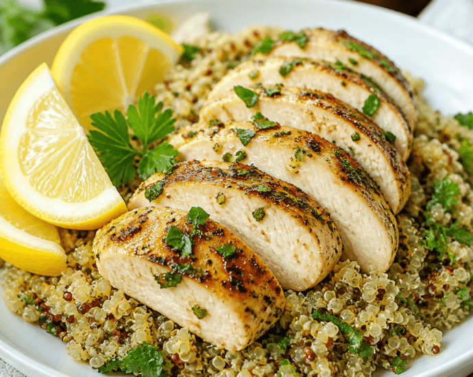 Lemon Herb Chicken with Quinoa