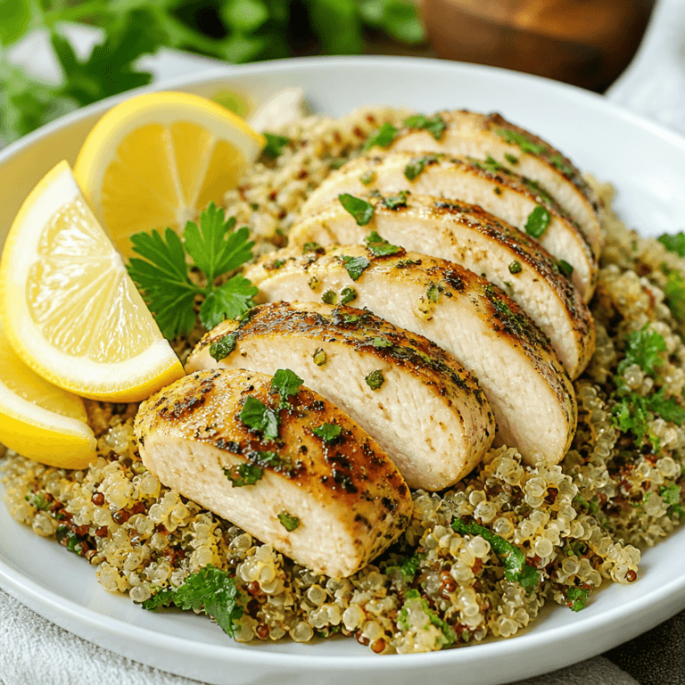 Lemon Herb Chicken and Quinoa (30-Minute Dinner)