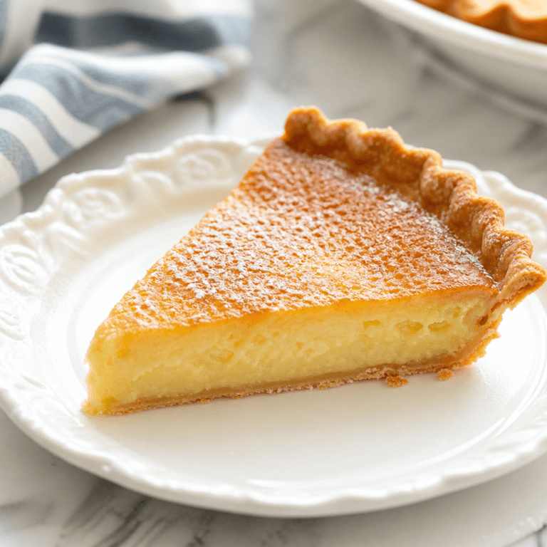 Creamy Old Fashioned Buttermilk Pie Recipe