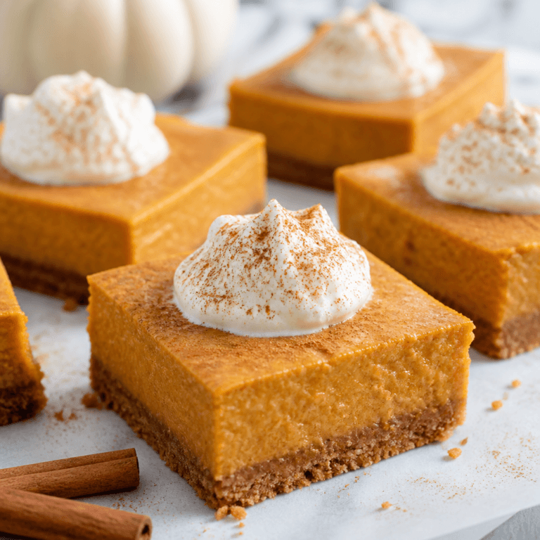 Maple Pumpkin Pie Bars: Easy Autumn Dessert