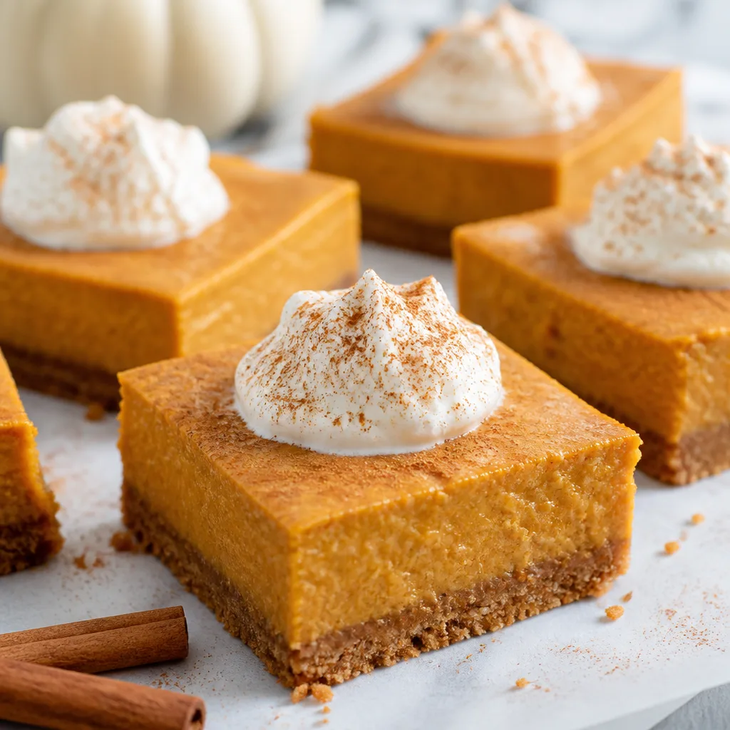 Maple Pumpkin Pie Bars