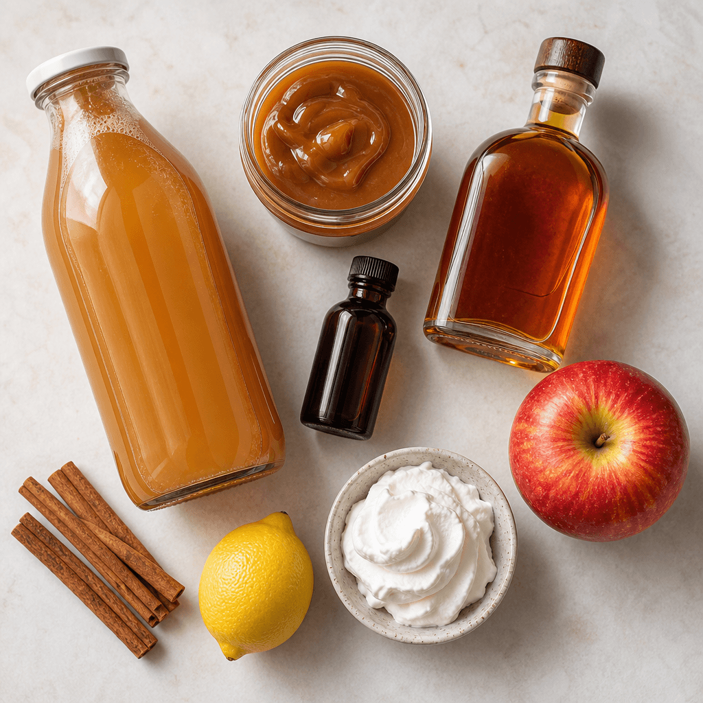 Caramel Apple Cider Toddy ingredients