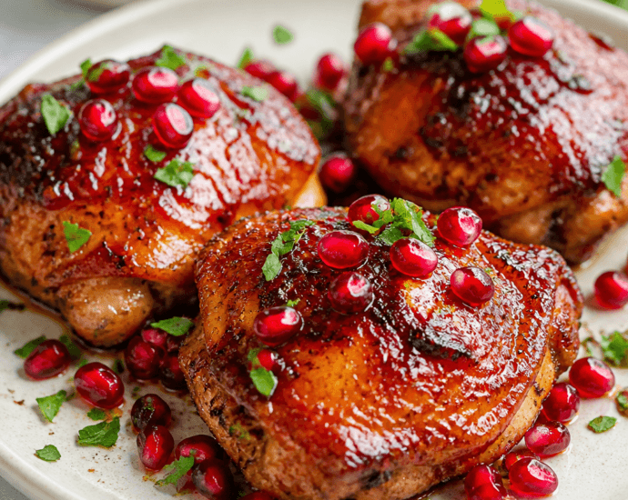 Pomegranate Molasses Roasted Chicken Recipe for Bold Flavor
