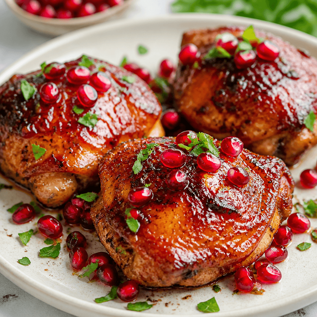 Pomegranate Molasses Roasted Chicken Recipe for Bold Flavor