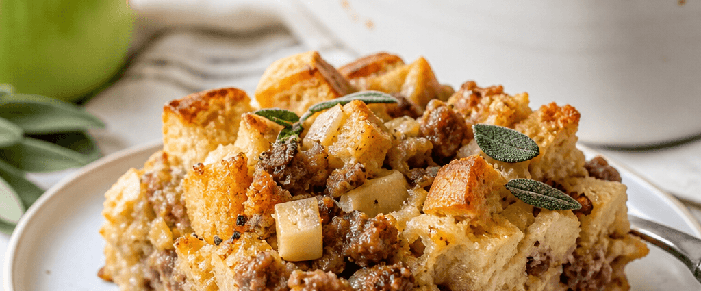 Sausage Apple Sage Breakfast Strata Recipe Ideas