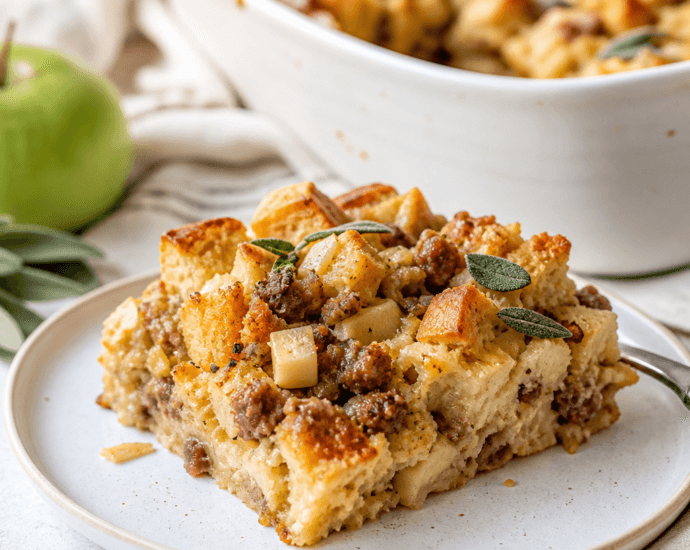 Sausage Apple Sage Breakfast Strata Recipe Ideas