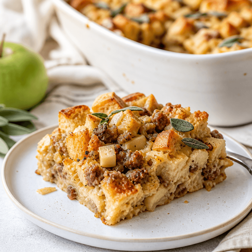Sausage Apple Sage Breakfast Strata Recipe Ideas
