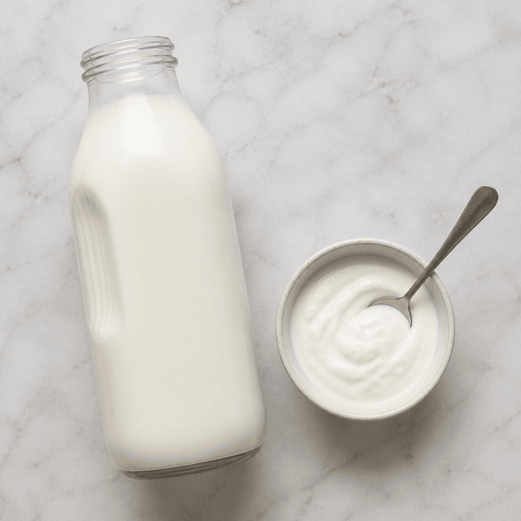 Creamy Homemade Instant Pot Yogurt ingredients