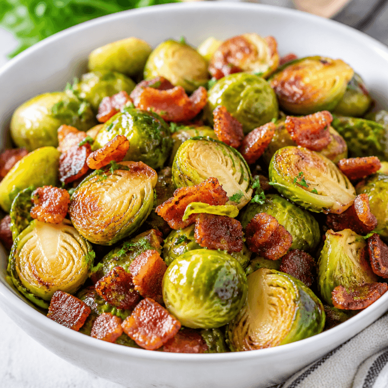 Instant Pot Brussel Sprouts with Bacon (Easy Side Dish)