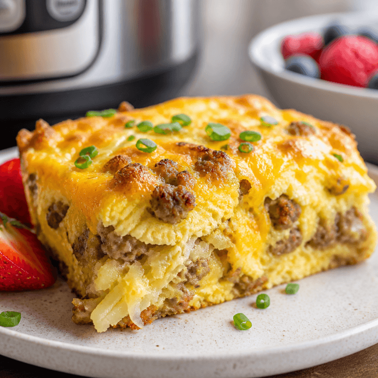 Easy Instant Pot Breakfast Casserole Recipe