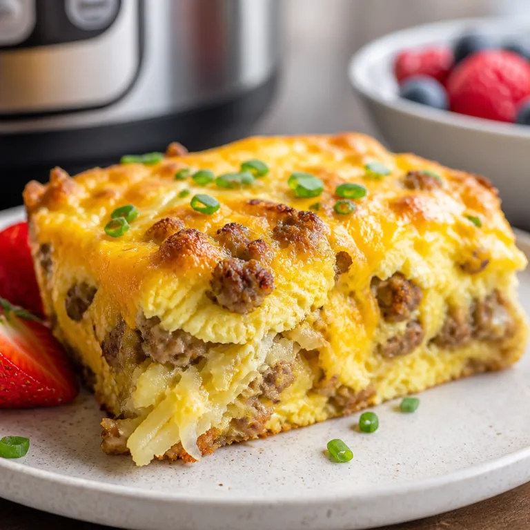 Easy Instant Pot Breakfast Casserole Recipe
