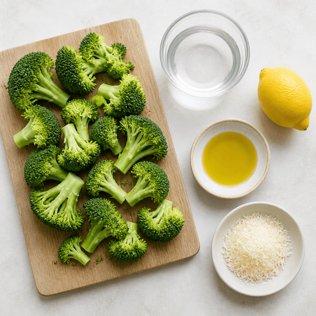 Quick and Easy Instant Pot Steamed Broccoli ingredients