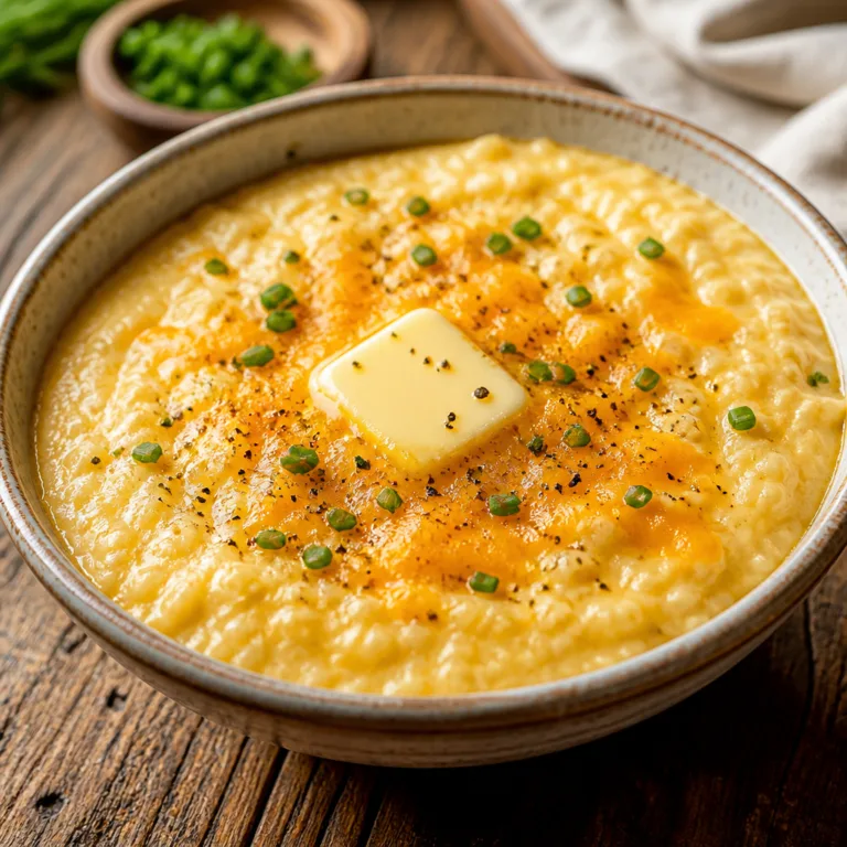 Creamy Instant Pot Cheesy Grits Recipe