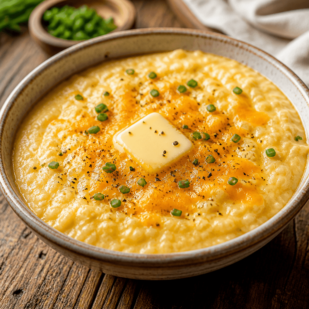 Creamy Instant Pot Cheesy Grits Recipe