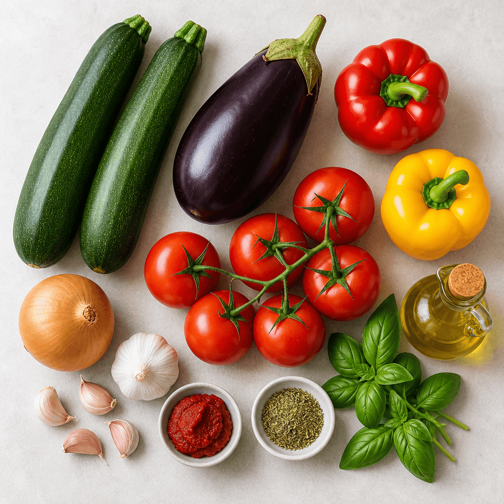 Easy Instant Pot Ratatouille Recipe ingredients