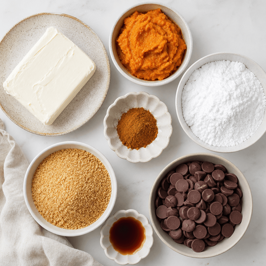 Pumpkin Pie Truffles Recipe ingredients