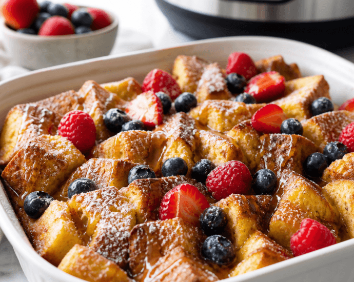Cozy Instant Pot French Toast Casserole