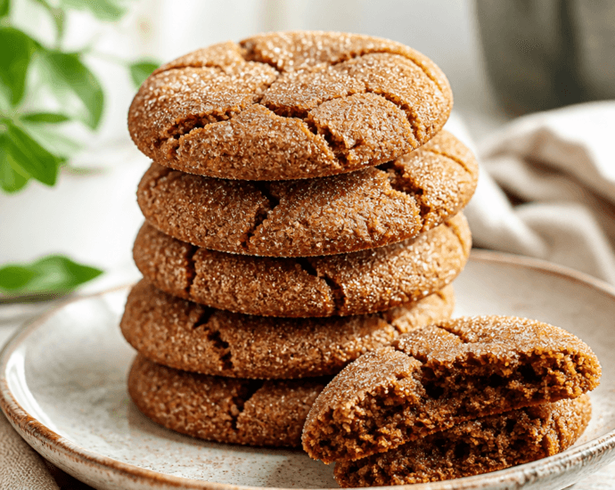 Soft Chewy Molasses Cookie Recipe