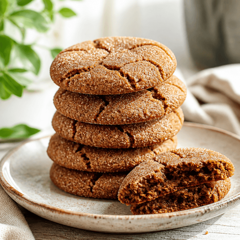 Soft Chewy Molasses Cookies Recipe