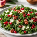Winter Kale Salad with Pomegranate and Pecans Recipe