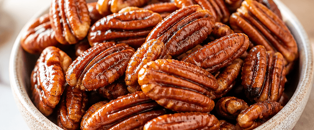 Maple Roasted Pecans - Perfect Fall Snack