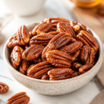 Maple Roasted Pecans - Perfect Fall Snack