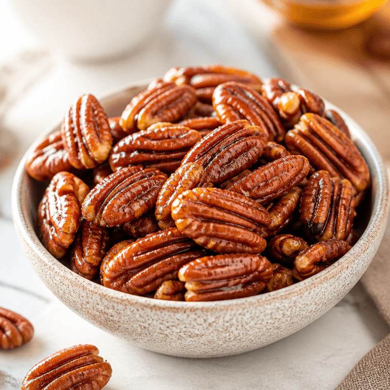 Maple Roasted Pecans – Perfect Fall Snack
