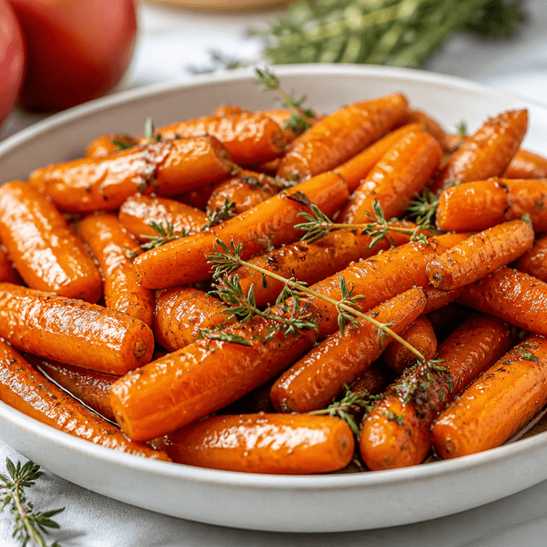 Apple Cider Glazed Carrots (Sweet and Tangy Side Dish)