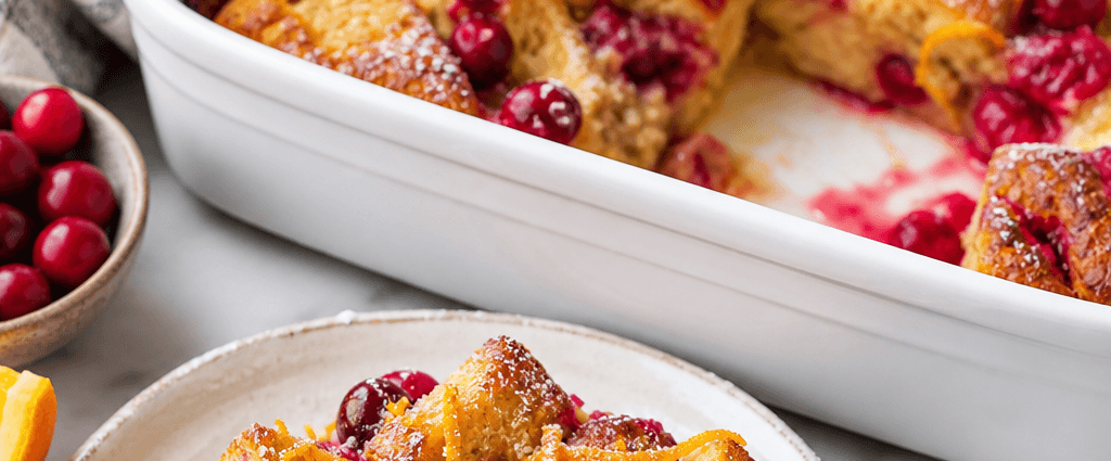 Cranberry Orange French Toast Bake