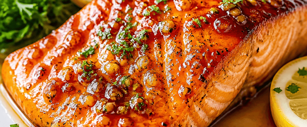 Honey Garlic Glazed Salmon