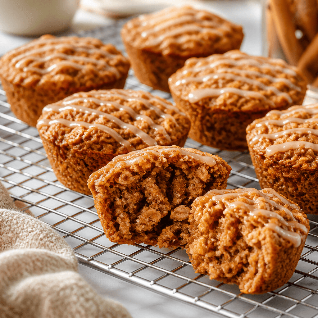 Delicious Baked Gingerbread Oatmeal Cups