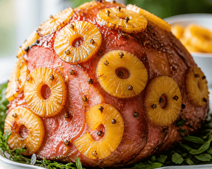 Mouthwatering Brown Sugar Pineapple Ham