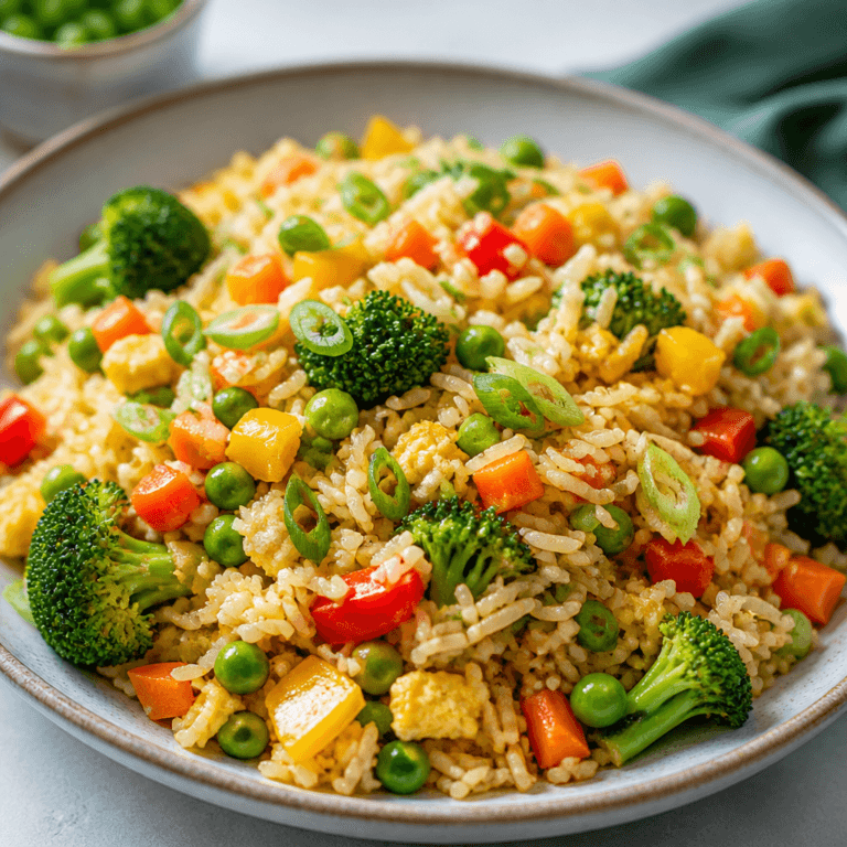 Homemade Vegetable Fried Rice (Easy 20-Minute Recipe)