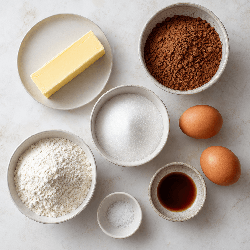 Fudgy Instant Pot Brownies Recipe ingredients
