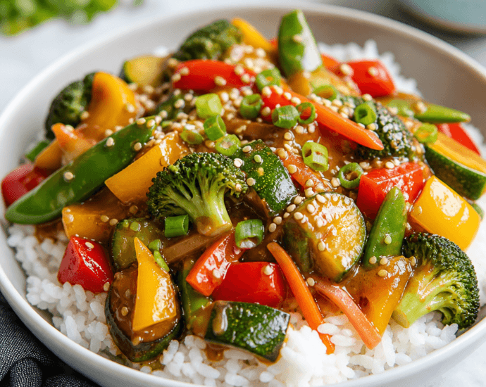 Vegetable Stir-Fry with Rice