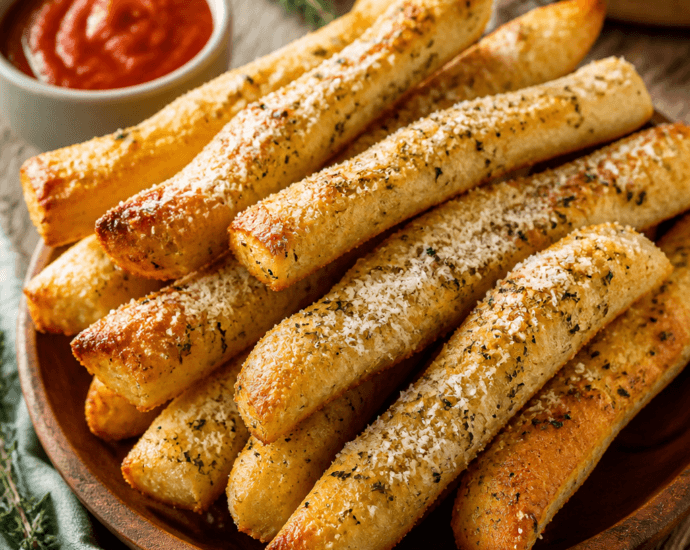 Parmesan Herb Breadsticks Made Easy