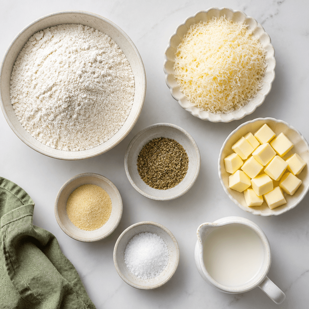 Parmesan Herb Breadsticks Made Easy ingredients